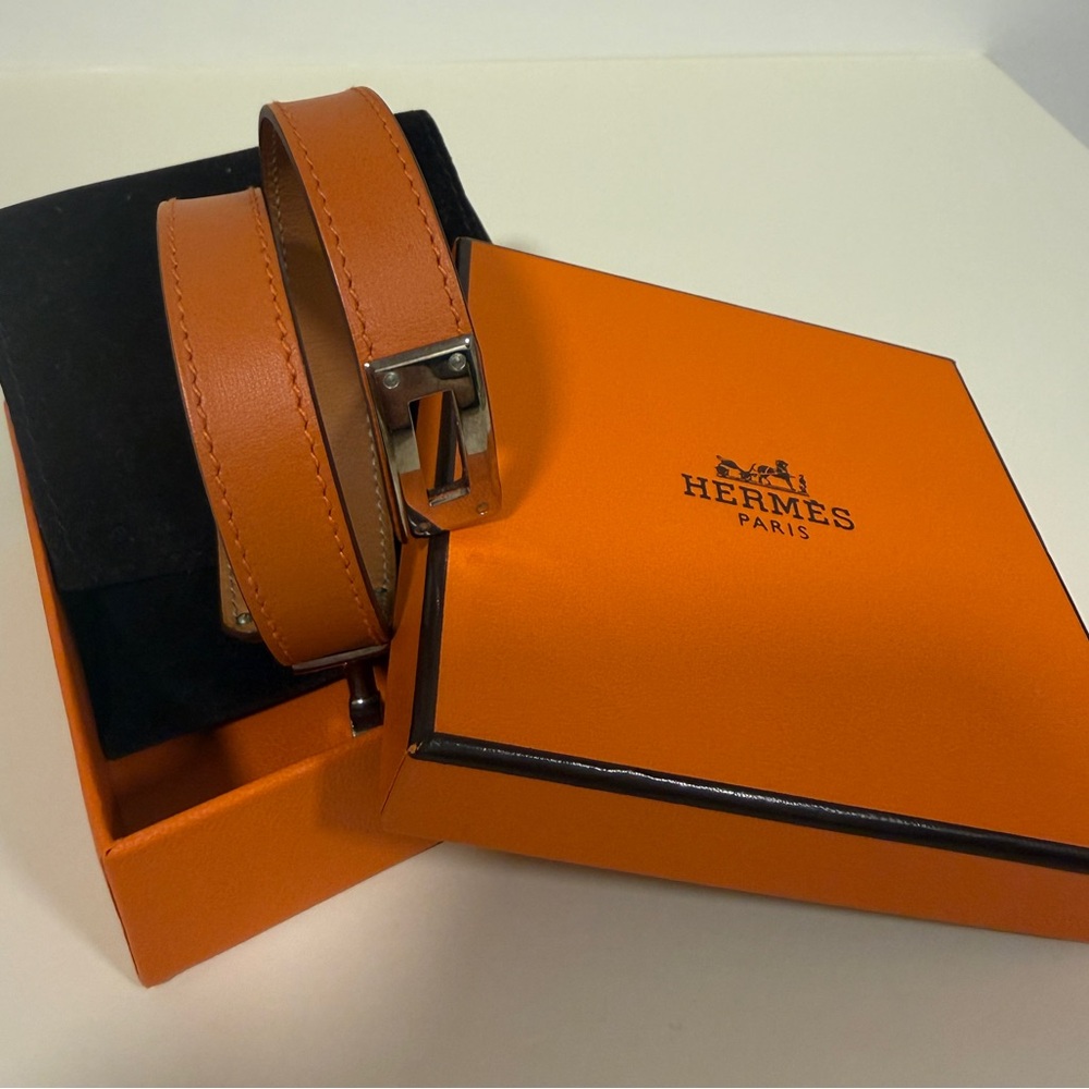 Hermes KELLY DOUBLE TOUR BRACELET